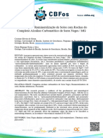 Moura & Freitas-Silva (2023) - Potencial para Remineralização de Solos Com Rochas Do Complexo Alcalino Carbonatítico de Serra Negra-MG