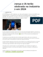 Cibersegurança e IA Terão Atenção Redobrada Na Indústria de Telecom em 2024