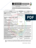 Cronograma Contrato de Auxiliares de Educacion 2024 PDF
