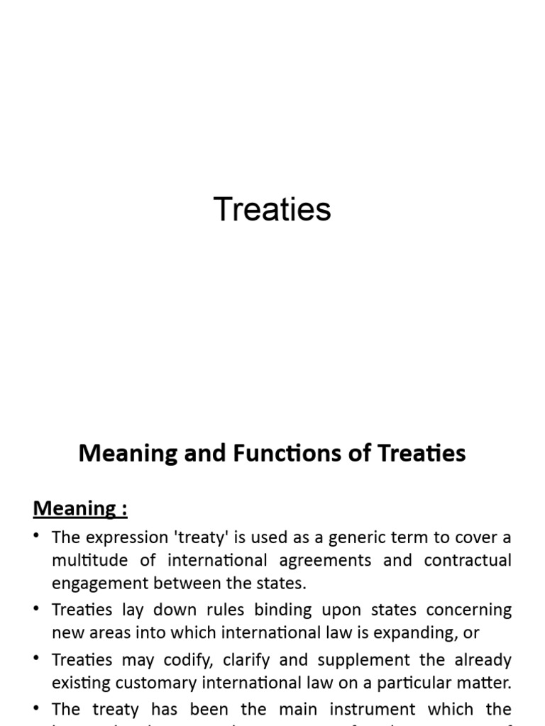 1 1 meaning and functions of treaties download free pdf treaty