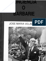 Conciencia o Barbarie. Velasco Ibarra
