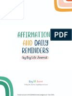 Affirmations and Daily Reminders- BE_ Free Gift