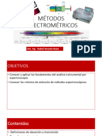 Métodos Espectrométricos Introducción Modificado Enero 2024