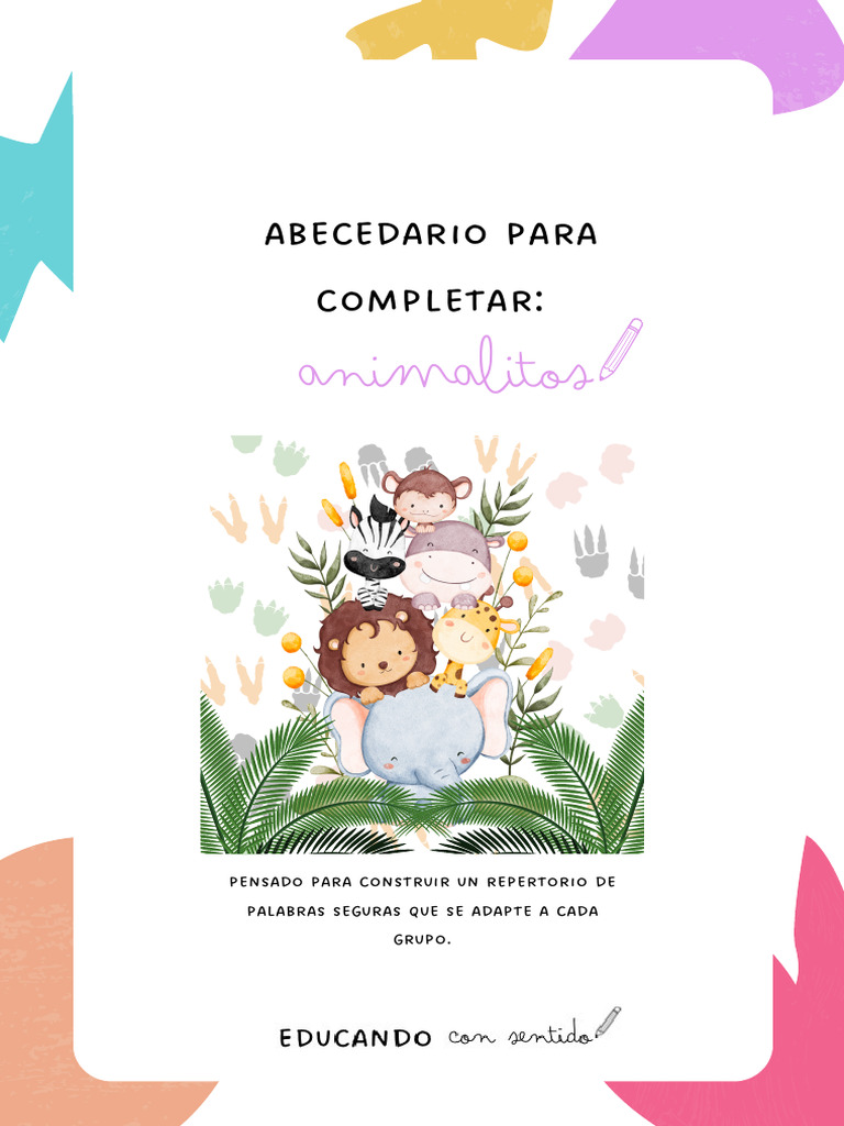 Abecedario de Animalitos para Niños | PDF