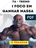 Dieta Treino de Ganho de Massa