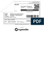 27/01 - Sabadarq - ARQ 2024: #Ingresso Cód. Pedido