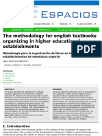 The Methodology For English Textbooks Organizing in Higher Educational Establishments