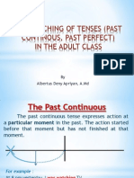 Teaching Past Continuous and Past Perfect Tenses for Adults