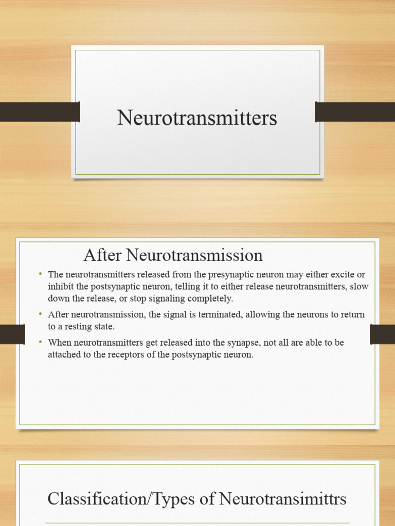 NEUROTRANSMITTERS TYPES AND FUNCTIONS PDF visual data 8