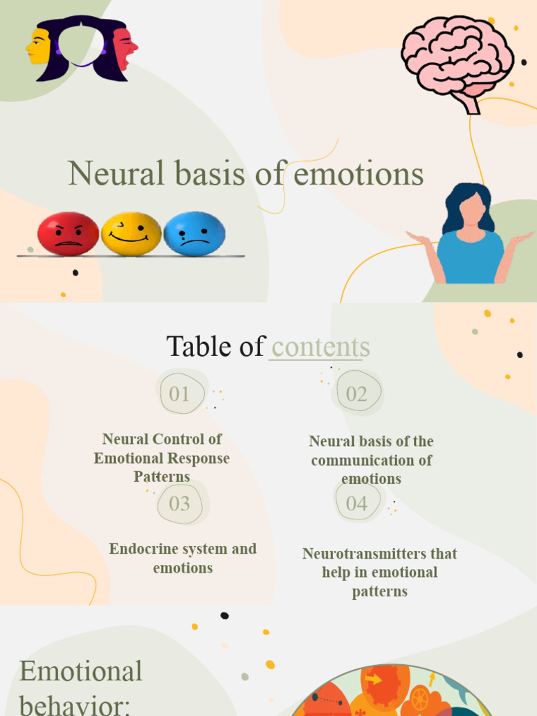 Neurological Basis of Emotions | PDF | Emotions | Insular Cortex