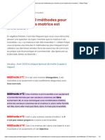 Découvrez Les 9 Méthodes Pour Montrer Qu'une Matrice Est Inversible !