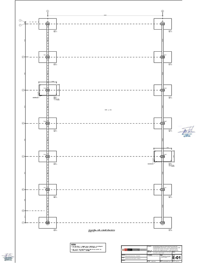 Construcción y vaciado de zapatas de hormigón armado, image size:768x1024