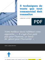 5 Techniques de Vente Que Tout Commercial Doit Connaître