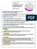 Pseudostratified Columnar, Epithelium