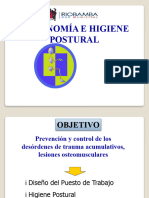 Prevencion - Higiene Postural - Pausas Activas