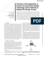 A Review of The Capabilities of Current Low-Cost Virtual Reality Technology and Its Potential To Enhance The Design Process