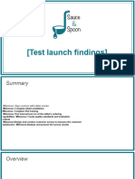 Activity Template Sauce Spoon Test Launch Findings