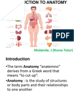 Intro To ANATOMY