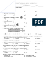 Reviewer in MATH 5 2nd Periodical Test