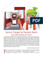 Service Charges by Payment Banks