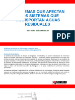 Problemas Que Afectan A Los Sistemas Que Transportan Aguas Residuales