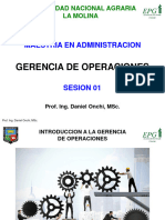 Gerencia de Operaciones Sesión 01