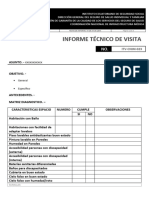 Formato - Informe Tecnico Visita Prosalud