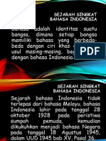 1 - Sejarah Singkat Bahasa Indonesia