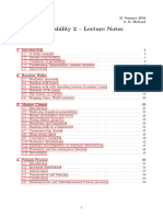 Probability 2 Lecture Notes 