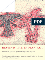 Beyond The Indian Act Restoring Aboriginal Property Rights