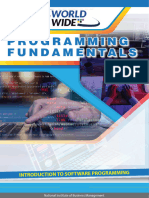 Programming Fundamentals: Introduction To Software Programming
