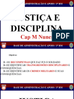 Justiça E Disciplina: Cap M Nunes