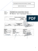 PRO-CONC-69 Instalacion Puertas y Ventanas Rev 00