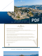 Rixos Premium Dubrovnik - Fact Sheet Summer 2022 RU