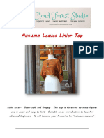 CFS Autumn Leaves Linier Top