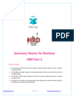 Summary Sheet - HRD Part 2 Lyst4854