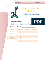 Examen 1er Grado Bloque 2