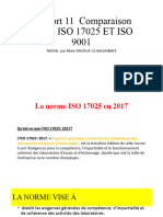 Support 11 Comparaison Norme ISO 17025 ET ISO
