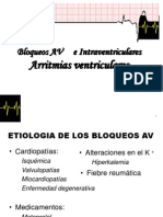 Bloqueos AV e Intraventriculares - Arritmias Ventriculares