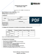 Certificado Tranziram NF 11388 A