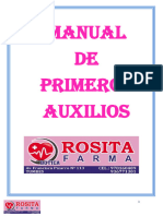 Manual de Primeros Auxilios de Rositafarma