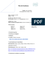 Plan de Enseñanza (Parte 1) Septiembre 1-2019