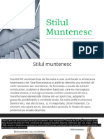 Stilul Muntenesc