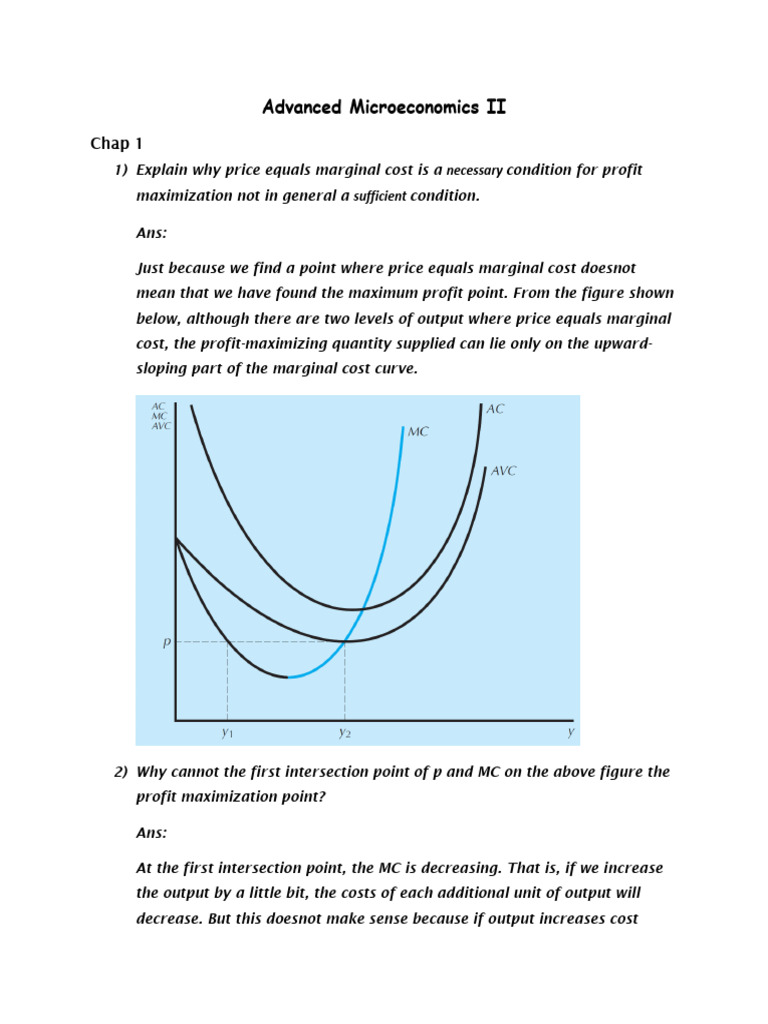 Profit Maximization in Microeconomics | PDF | Monopoly | Demand