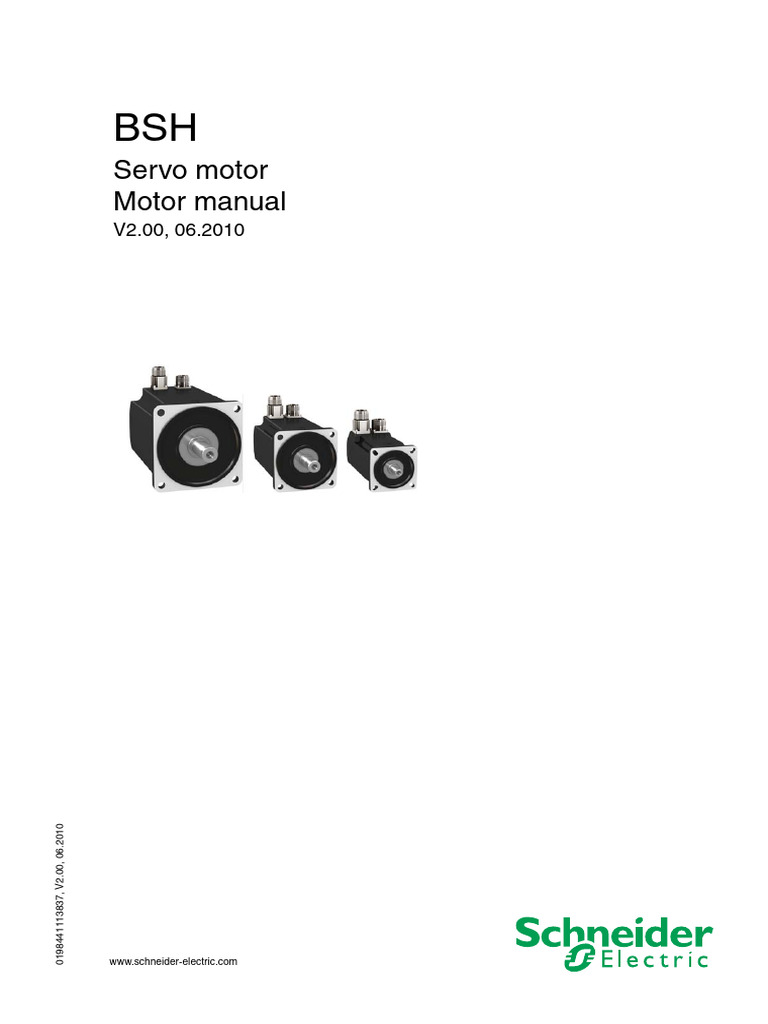 Servo Motor Manual PDF