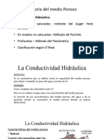 La Conductividad Hidráulica