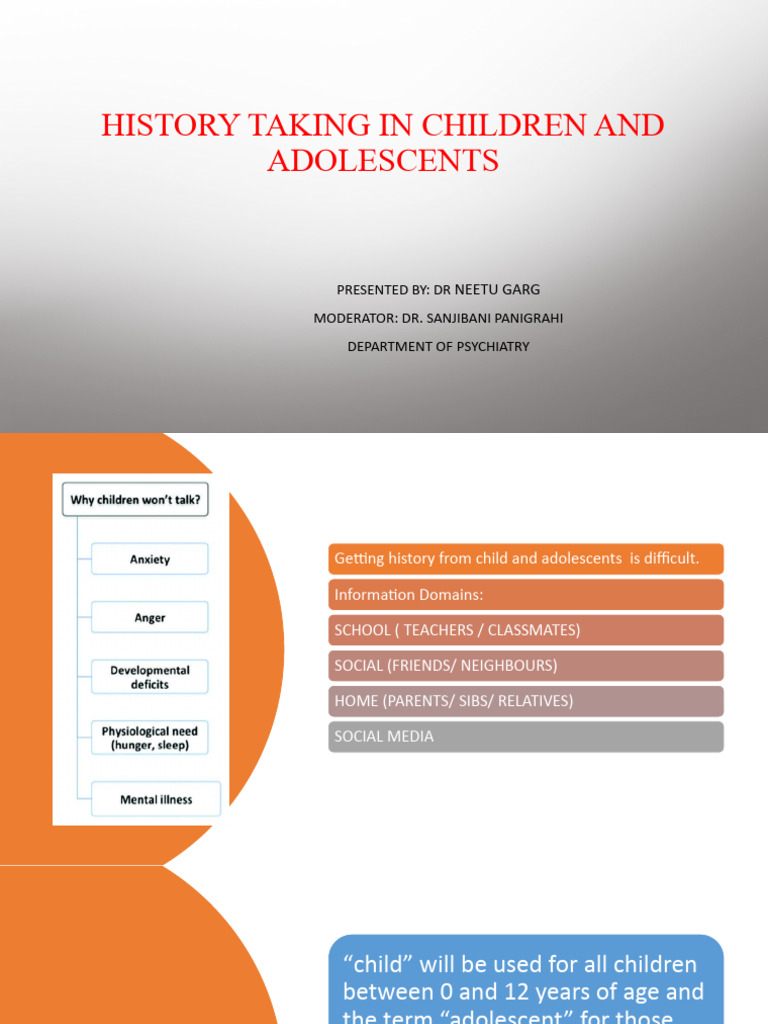 History in Child and Adol | PDF | Attention Deficit Hyperactivity ...