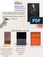 Art Homework - Mark Rothko