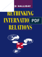 [Halliday] Rethinking International Relations