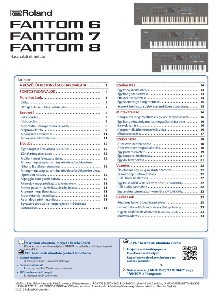 Fantom-6 7 8 Hu 1 | PDF